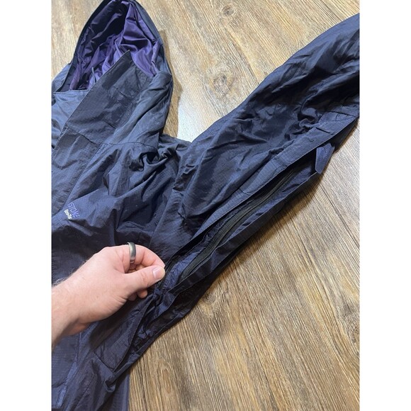 Vintage Moonstone Gore-Tex Jacket Mens M Blue  Ripstop 2 Way Zip Vented Hooded - Picture 10 of 15